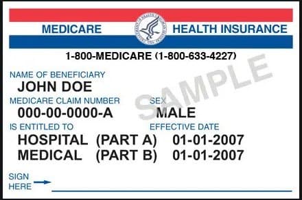 what does a medicare card look like?